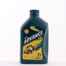 Olio lubrificante Shell per moto 2/4 tempi Advance SX 2